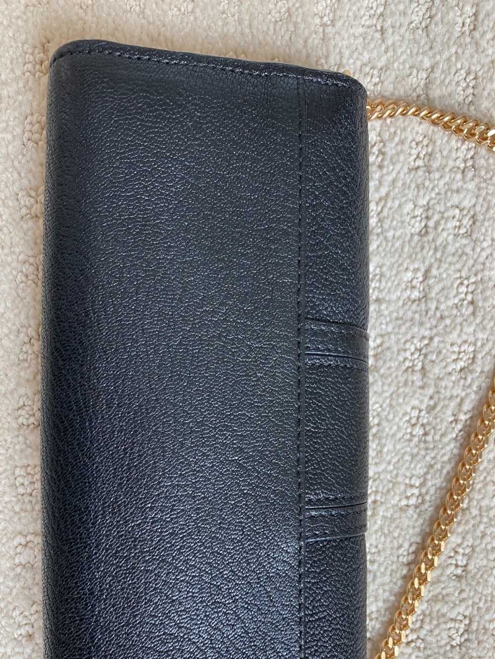 See by Chloe Black Leather Hana Wallet on Chain - Picture 9 of 14